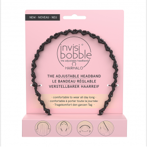 Ободок / invisibobble HAIRHALO True Dark Sparkle