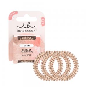 Резинка-браслет для волос, в картоне / invisibobble SLIM Of Bronze and Beads