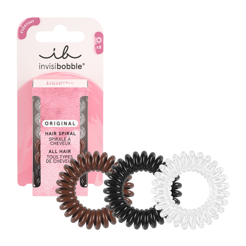 Набор резинок-браслетов для волос, 8 шт / invisibobble ORIGINAL The Hair Necessities