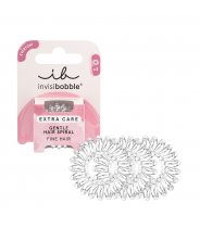 Резинка-браслет для тонких волос / invisibobble EXTRA CARE Crystal Clear