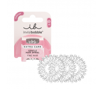 Резинка-браслет для тонких волос / invisibobble EXTRA CARE Crystal Clear