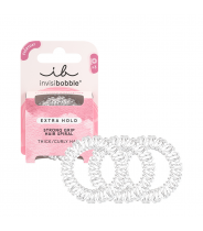Резинка-браслет для густых волос / invisibobble EXTRA HOLD Crystal Clear