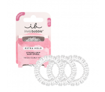 Резинка-браслет для густых волос / invisibobble EXTRA HOLD Crystal Clear
