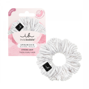 Резинка-браслет для густых волос / invisibobble SPRUNCHIE EXTRA HOLD Pure White