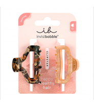 Заколка-крабик, размер М 2 шт / invisibobble CLIPSTAR Golden Roar
