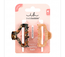 Заколка-крабик, размер М 2 шт / invisibobble CLIPSTAR Golden Roar