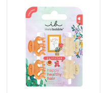 Заколка-крабик, мини, 4 шт / invisibobble CLIPSTAR Oasis Petit Citrus