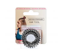 Резинка-браслет для волос с подвесом / invisibobble POWER True Black