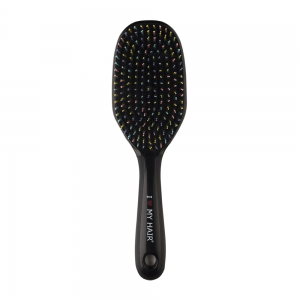 Щетка для волос CRAZY BRUSH 1302, черная L