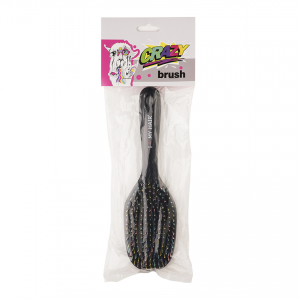 Щетка для волос CRAZY BRUSH 1302, черная L