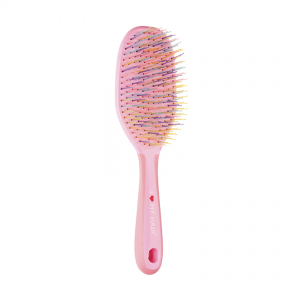 Щетка для волос CRAZY BRUSH 1302, розовая L