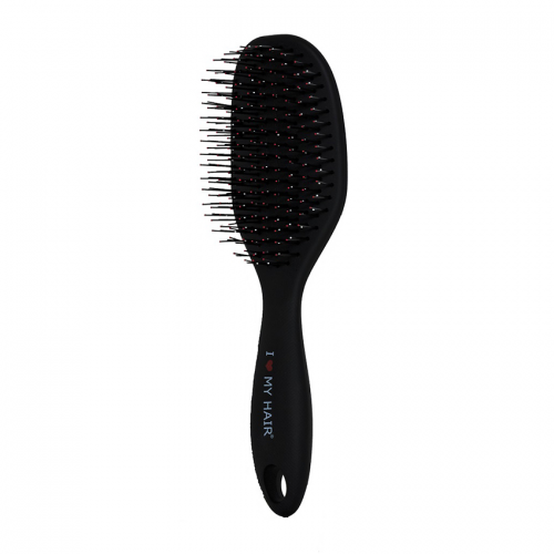Щетка парикмахерская для волос Spider Soft 1502, черная матовая L