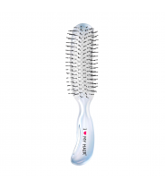 Щетка парикмахерская для волос Aqua Brush, синяя прозрачная M
