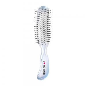 Щетка парикмахерская для волос Aqua Brush, синяя прозрачная M