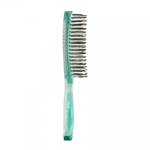 Щетка парикмахерская для волос Aqua Brush, зеленая прозрачная М