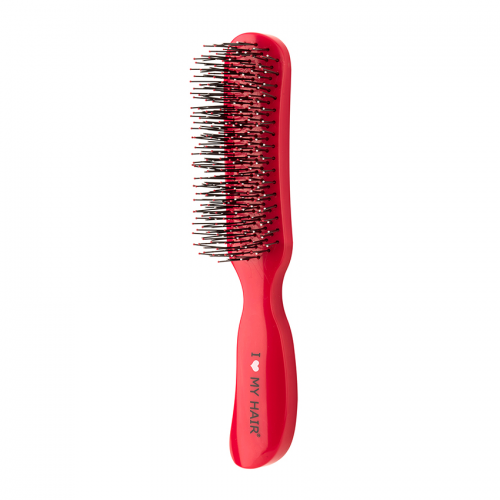 Щетка парикмахерская для волос Therapy Brush, красная глянцевая M