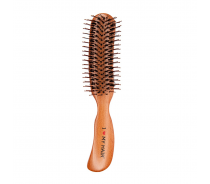 Щетка парикмахерская для волос Shiny Brush, деревянная