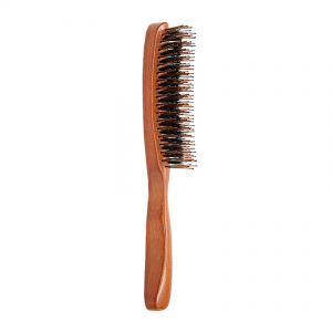 Щетка парикмахерская для волос Shiny Brush, деревянная