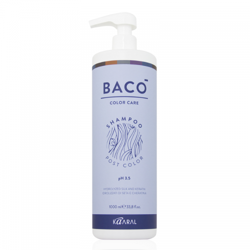 Шампунь-стабилизатор цвета для волос / BACO SHAMPOO Post Color Ph 3.5 LT1 1000 мл