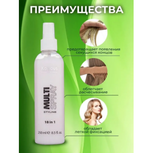 Мультиспрей для укладки волос 18 в 1 / Multi Spray Styling 250 мл