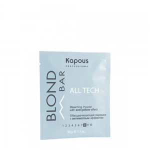 Порошок обесцвечивающий с антижелтым эффектом / Blond Bar All tech 30 г