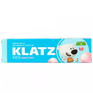 Паста зубная Мимимишки бабл гам / Klatz KIDS 40 мл