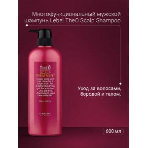 Шампунь для волос, для мужчин / THEO SCALP SHAMPOO 600 мл