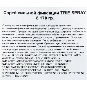 Спрей сильной фиксации / Trie-8 170 г