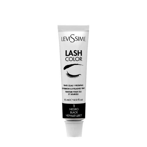 Краска для бровей и ресниц, № 1 черный / Lash Color 15 мл