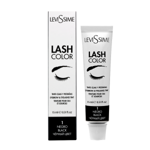 Краска для бровей и ресниц, № 1 черный / Lash Color 15 мл