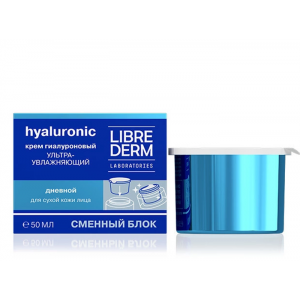 Крем дневной ультраувлажняющий для сухой кожи, сменный блок / HYALURONIC 50 мл