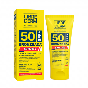 Гель солнцезащитный для лица и тела SPF 50 / BRONZEADA SPORT 150 мл