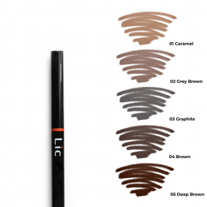 Карандаш механический для бровей с треугольным грифелем 02 /Mechanical eyebrow pencil Grey brown 12 гр