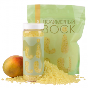 Воск полимерный в гранулах, полупрозрачный Mango / LILU 700 гр