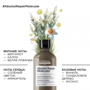 Шампунь для волос / Absolut Repair Molecular 300 мл