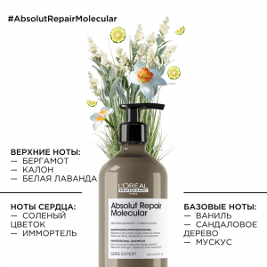 Шампунь для волос / Absolut Repair Molecular 500 мл