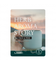 Маска тканевая с экстрактом бергамота и эффектом ароматерапии / L.Sanic Herb Aroma Story 25 мл