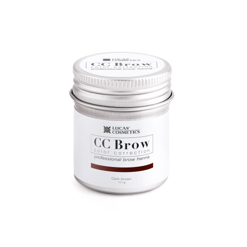 Хна для бровей, темно-коричневый (в баночке) / CC Brow dark brown 10 г