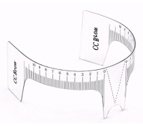 Линейка для бровей, с вырезом для носа
