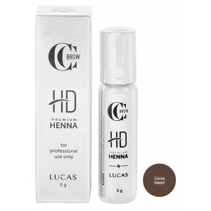 Хна для бровей, какао / CC Brow Premium henna HD Cocoa 5 г