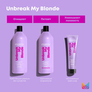 Шампунь без сульфатов для осветленных волос / Total Results Unbreak My Blonde 1000 мл