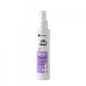 Крем-спрей термозащитный несмываемый с кератином для волос / Silk & Shine Spray 100 мл