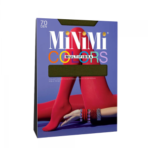 Колготки хаки Kaki 4 / Mini MULTIFIBRA COLORS 70