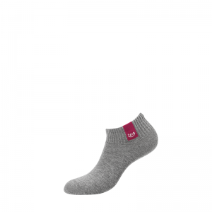 Носки с провязанной эмблемой на паголенке Grigio Melange 39-41 / MINI TREND 4211