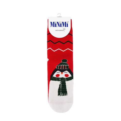 Носки плюшевые, пингвин Rosso 0 (UNI) / MINI INVERNO 3300-4