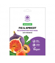 Маска тканевая для лица инжир и абрикос / Skinfood NSC 22 гр