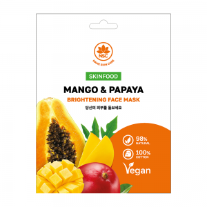 Маска тканевая для лица манго и папайя / Skinfood NSC 22 гр