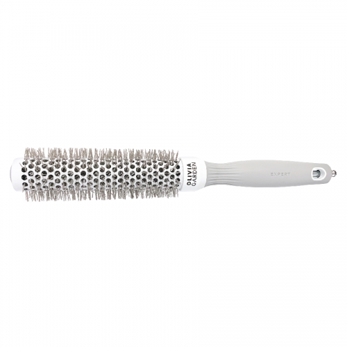 Термобрашинг OG Expert Blowout Shine Wavy Bristles White&Grey 25 мм