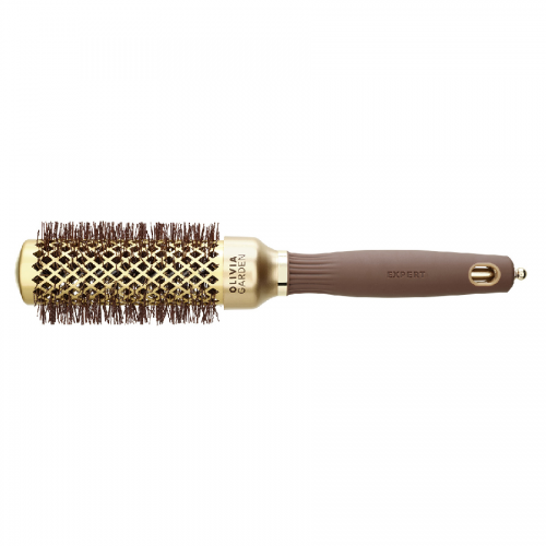 Термобрашинг OG Expert Blowout Shine Wavy Bristles Gold&Brown 35 мм