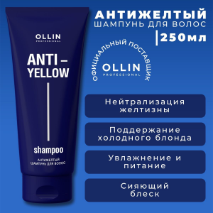 Шампунь антижелтый для осветленных волос / Anti-Yellow 250 мл